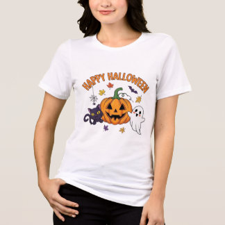 T-shirt En Tri-matière Joyeux fantôme d'Halloween