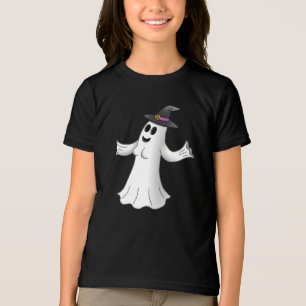 T-shirt En Tri-matière Joyeux Halloween Sorcière Fantôme