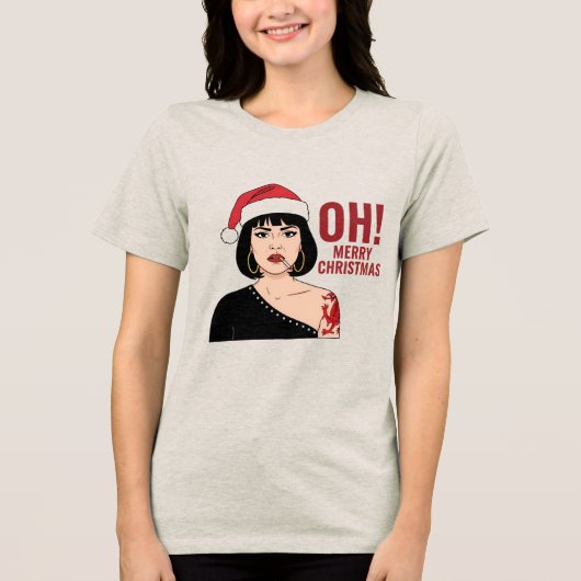 T-shirt En Tri-matière joyeux Noël (Recto)