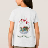 T-shirt En Tri-matière joyeux Noël  (Verso)