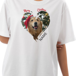 T-shirt En Tri-matière Joyeux Noël Amoureux des chiens animal de compagni