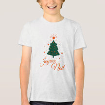 Joyeux Noël en rouge : sapin classique et joyeux