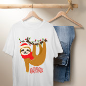 T-shirt En Tri-matière Joyeux Noël Sloth | Vacances