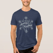 T-shirt En Tri-matière Joyeux petit Noël - Flocon de neige (Recto)