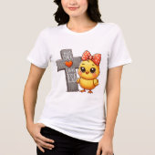 T-shirt En Tri-matière Joyeux poussin aux croix (Recto)