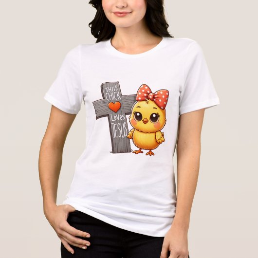 T-shirt En Tri-matière Joyeux poussin aux croix (Recto)
