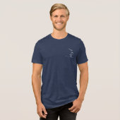 T-shirt En Tri-matière Joyeux Sentiments Tee - Tri-Blend Adulte (Recto plein)