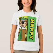 T-shirt En Tri-matière Joyeux Yogi Bear (Recto)