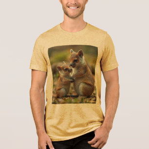 T-shirt En Tri-matière "Joyful Bond : maman et bébé Quokka"