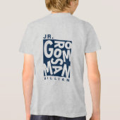 T-shirt En Tri-matière Junior Jr Groomsman, mariage, Navy Blue (Verso)