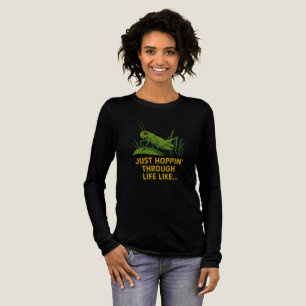 T-shirt En Tri-matière "Just Hoppin’ Funny Grasshopper Art"