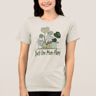 T-shirt En Tri-matière Just One More Plant