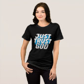 T-shirt En Tri-matière JUST TRUST GOD Bold Statement (Recto plein)
