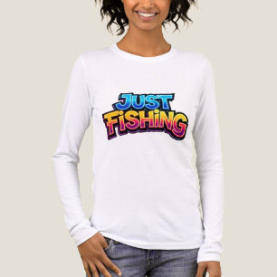 T-shirt En Tri-matière Juste Pêche Néon Lumineux Arc-en-Ciel Cadeau Drôle