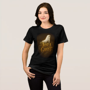 T-shirt En Tri-matière Juste un fantôme Art Vintage Halloween