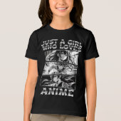 T-shirt En Tri-matière Juste une fille qui aime l'anime (Recto)