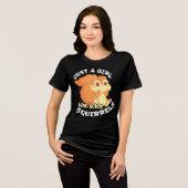 T-shirt En Tri-matière Juste une fille qui aime les écureuils (Recto plein)