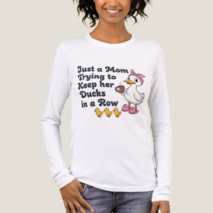 T-shirt En Tri-matière Juste une maman qui essaie de garder ses canards e
