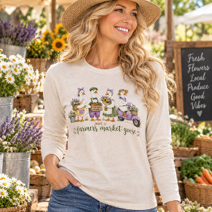 T-shirt En Tri-matière Juste une oie de marché fermier Art de cottagecore
