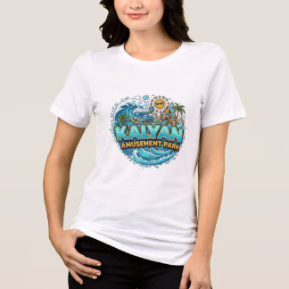 T-shirt En Tri-matière Kalyan Amusement Park Wave-Typography Logo Tee