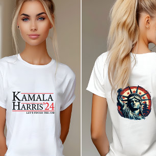 T-shirt En Tri-matière Kamala Harris : Finissons le travail