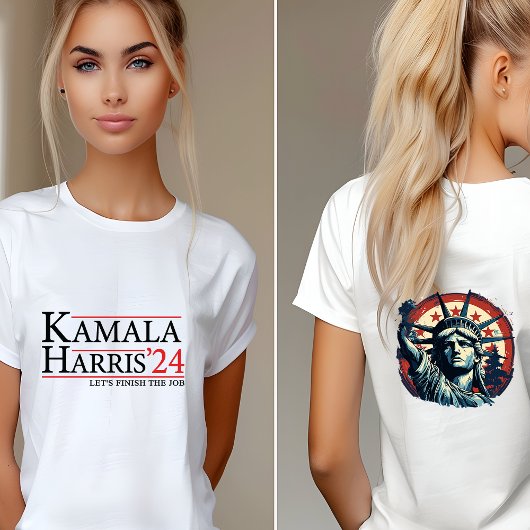 T-shirt En Tri-matière Kamala Harris : Finissons le travail