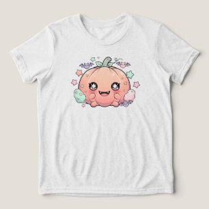 T-shirt En Tri-matière Kawaii Pastel Citrouille - Déplaisant   BKANC SEUL