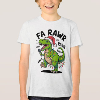 T-shirt En Tri-matière Kids Toddler Dinosaur Matching Shirt