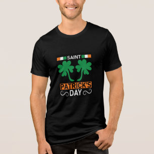 T-shirt En Tri-matière Kiss Me Je suis Irlandais : Chemises Saint Patrick