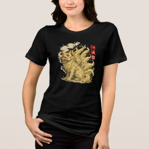 T-shirt En Tri-matière Kitsune Nouille – Esprit Renard Japonais Fait de R