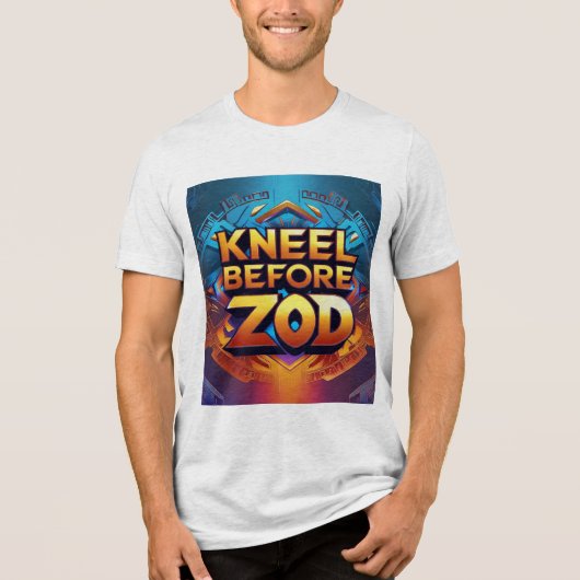 T-shirt En Tri-matière Kneel Before Zod - Iconic Command Tee (Recto)