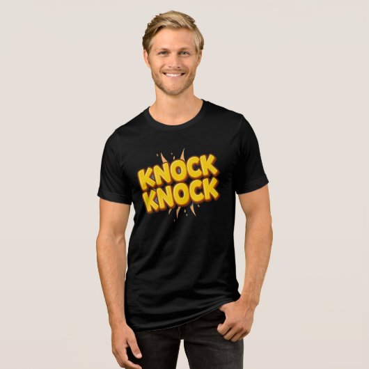 T-shirt En Tri-matière Knock knock (Recto plein)