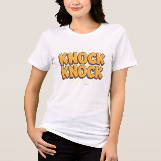 T-shirt En Tri-matière Knock knock (Recto)