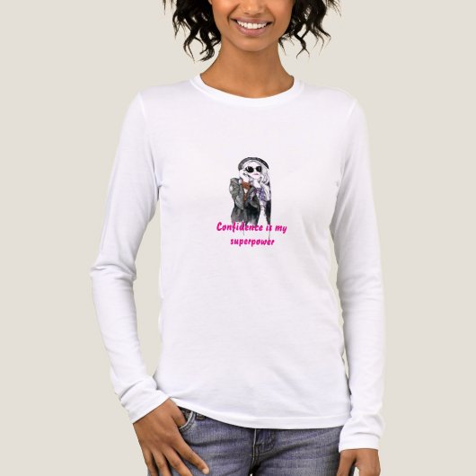 T-shirt En Tri-matière La confiance est ma superpuissance l'autonomisatio (Recto)