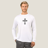 T-SHIRT EN TRI-MATIÈRE LA CROIX (Recto complet)