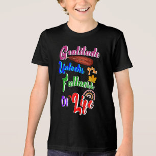 T-shirt En Tri-matière La Gratitude Déverrouille Toute La Vie