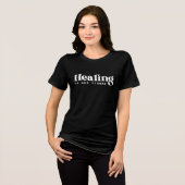 T-shirt En Tri-matière La Guérison N'Est Pas Une Citation De Grief Linéai (Recto plein)