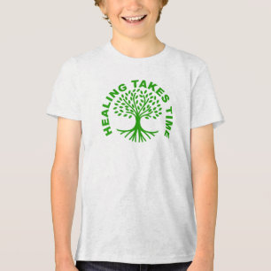 T-shirt En Tri-matière La guérison prend du temps Chemise de sensibilisat