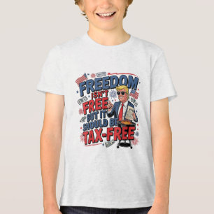 T-shirt En Tri-matière La Liberté N'Est Pas Libre, Mais Elle Devrait Être