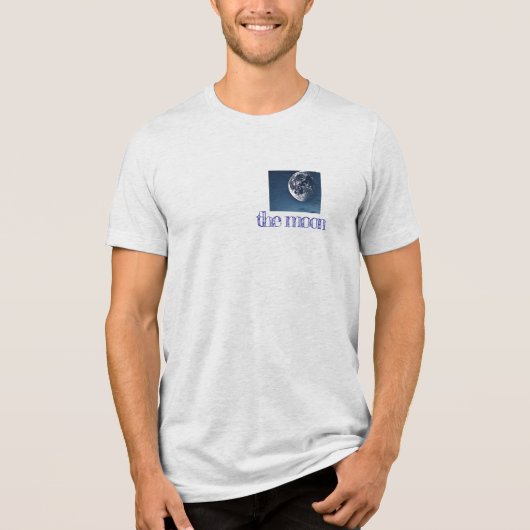 T-shirt En Tri-matière la lune (Recto)