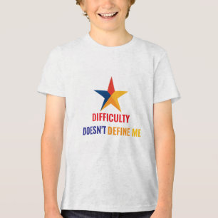 T-shirt En Tri-matière La prospérité avec la DIFFICULTÉ ADHD* ne me défin
