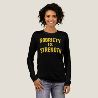 T-shirt En Tri-matière La sobriété est une droite motivation récupération