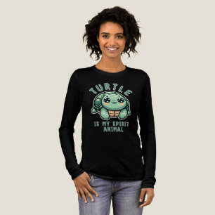 T-shirt En Tri-matière La Tortue Est Mon Animal Spirituel Cadeau Pour Amo