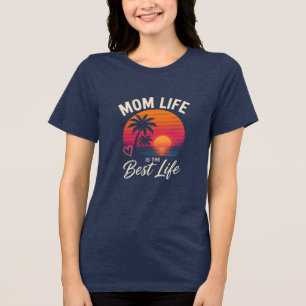 T-shirt En Tri-matière La Vie De Maman Est La Meilleure Vie