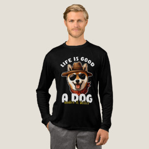 T-shirt En Tri-matière La vie est belle, un chien la rend meilleure Cadea