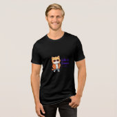 T-shirt En Tri-matière La vie est douce – Conception de chat cool mignon (Recto plein)