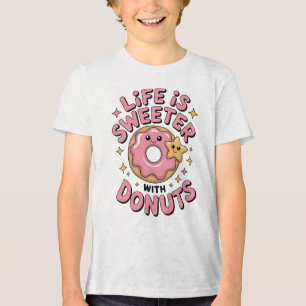 T-shirt En Tri-matière La Vie Est Plus Douce Avec Des Dents Enfant
