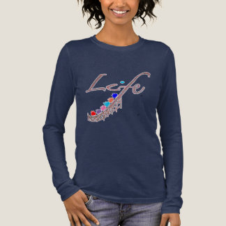 T-shirt En Tri-matière La vie multicolore est des montagnes russes