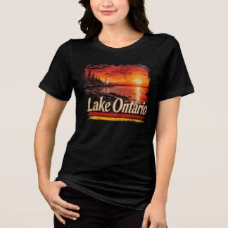 T-SHIRT EN TRI-MATIÈRE LAC-ONTARIO