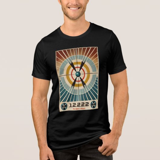 T-shirt En Tri-matière L'Âge Atomique Du Milieu Du Siècle Est Une Explosi (Recto)
